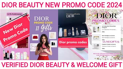 dior promo code 2024|dior promo code no minimum.